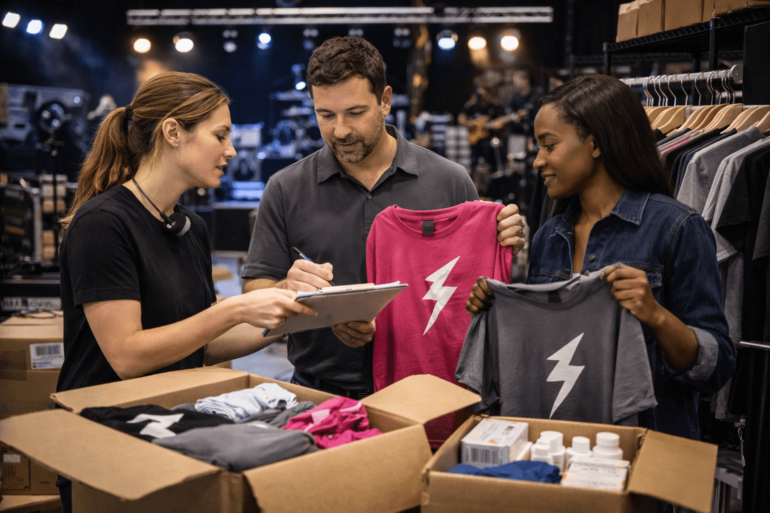 Futuristic music and entertainment supply network operations