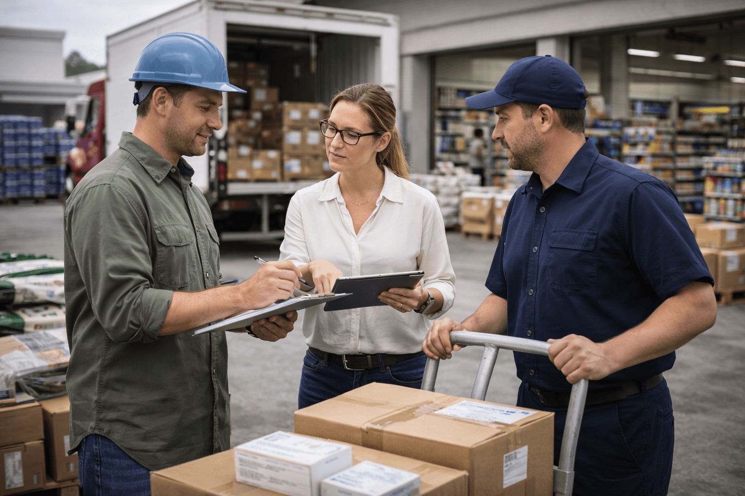 Futuristic supplier-to-store connectedness model operations workflow